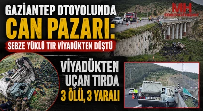 Gaziantep Yolunda Dehşet! Tır ile Otomobil Çarpıştı: 3 Ölü, 3 Yaralı