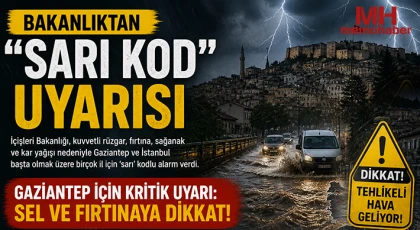 Kar, Sağanak, Fırtına Geliyor! Gaziantep Dahil Çok Sayıda İl Alarmda