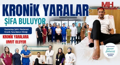 Kronik yaralar şifa buluyor