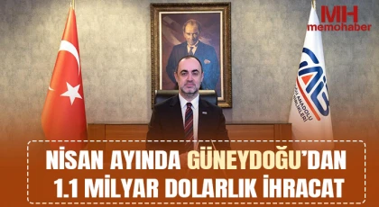 Nisan Ayında Güneydoğu’dan 1.1 milyar Dolarlık İhracat