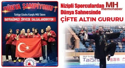 Nizipli Sporculardan Dünya Sahnesinde Çifte Altın Gururu