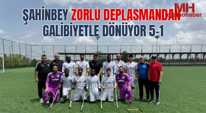 Şahinbey zorlu deplasmandan galibiyetle dönüyor 5-1