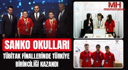 SANKO Okulları TÜBİTAK Finallerinde Türkiye Birinciliği Kazandı
