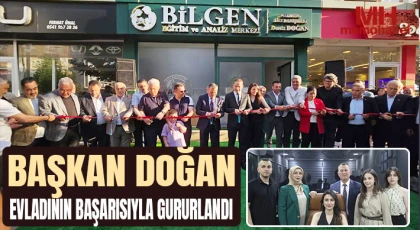 Başkan Doğan, evladının başarısıyla gururlandı