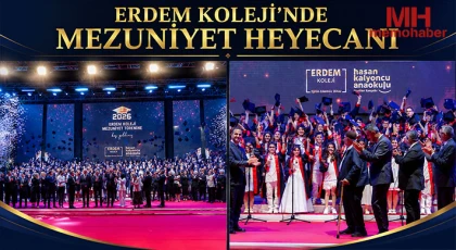 Erdem Koleji'nde mezuniyet heyecanı