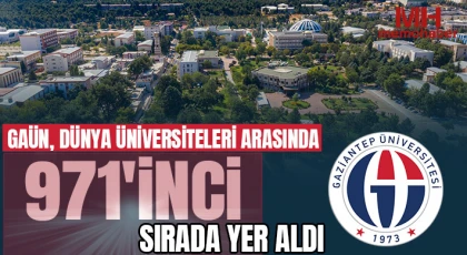 GAÜN, Dünya Üniversiteleri Arasında 971'inci Sırada Yer Aldı