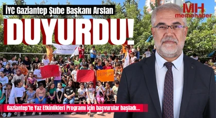 Gaziantep’te Yaz Etkinlikleri Programı için başvurular başladı…