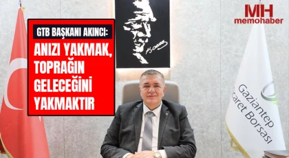 GTB Başkanı Akıncı: Anızı yakmak, toprağın geleceğini yakmaktır