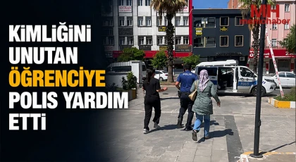 Kimliğini unutan öğrenciye polis yardım etti