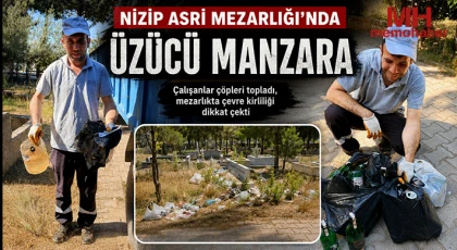 Nizip Asri Mezarlığı'nda Üzücü Manzara