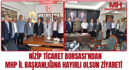 NTB'den MHP İL BAŞKANLIĞINA HAYIRLI OLSUN ZİYARETİ