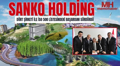 SANKO Holding, dört şirketi ile İSO 500 listesindeki başarısını sürdürdü