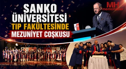 SANKO Üniversitesi Tıp Fakültesinde mezuniyet coşkusu