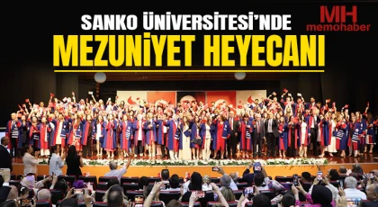 SANKO Üniversitesi’nde Mezuniyet Heyecanı