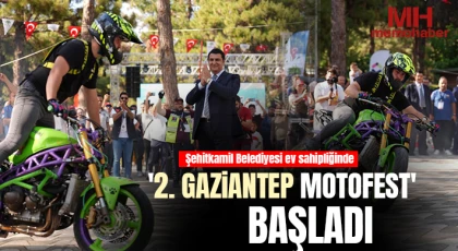 Şehitkamil Belediyesi ev sahipliğinde '2. Gaziantep Motofest' başladı