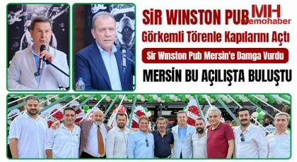Sir Wınston Pub Mersin'e Damga Vurdu