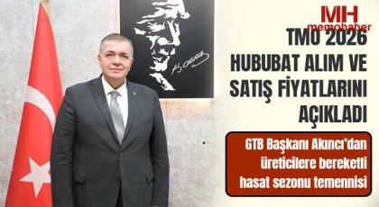 TMO 2026 hububat alım ve satış fiyatlarını açıkladı