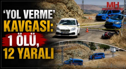'Yol verme' kavgası: 1 ölü, 12 yaralı