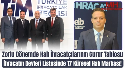 Zorlu Dönemde Halı İhracatçılarının Gurur Tablosu