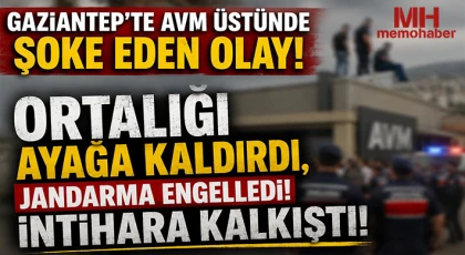 AVM üstünde şoke eden olay!