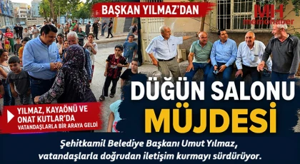 Başkan Yılmaz’dan düğün salonu müjdesi