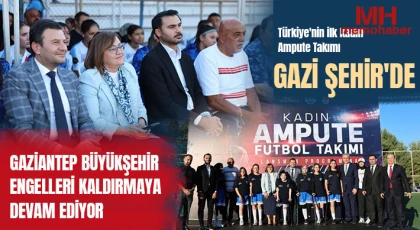 Gaziantep Büyükşehir engelleri kaldırmaya devam ediyor