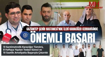 Gaziantep Şehir Hastanesi’nde İleri Karaciğer Cerrahisinde Önemli Başarı