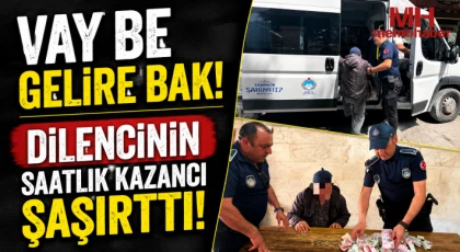 Gaziantep'te Şok Denetim: Dilencinin Saatlik Kazancı Dudak Uçuklattı