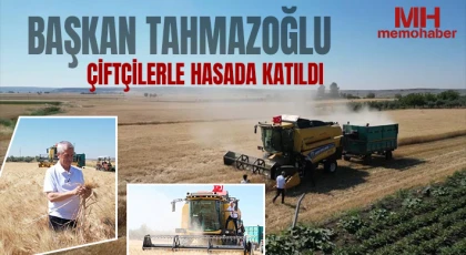 Şahinbey'de Hasat Sevinci: Belediye Desteği Tarlalara Bereket Oldu