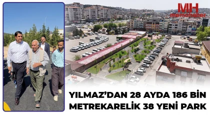 Yılmaz’dan 28 ayda 186 bin metrekarelik 38 yeni park