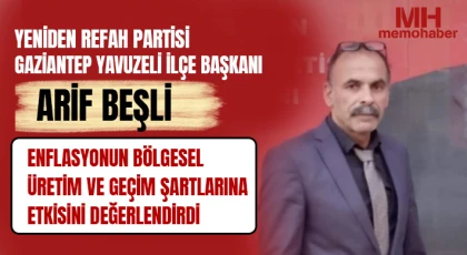 Arif Beşli Enflasyonun Bölgesel Üretim ve Geçim Şartlarına Etkisini Değerlendirdi