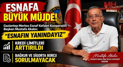 Başkan Mustafa Akalın: Esnafın yanındayız Kredi limitleri arttırıldı!