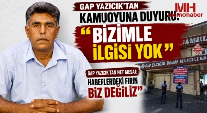 Gap Yazıcık’tan “Kapatılan Fırın” Açıklaması: Gerçek Ortaya Çıktı
