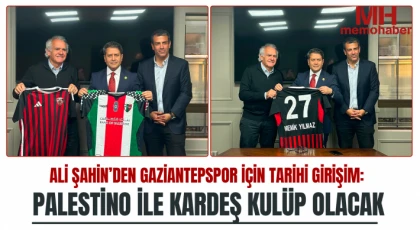 Gaziantepspor ile Palestino Kardeş Kulüp Oluyor