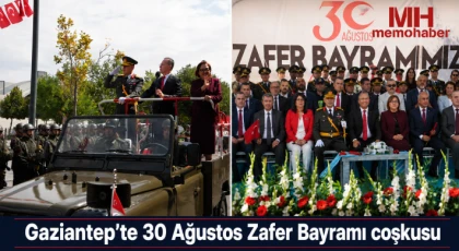 Gaziantep’te 30 Ağustos Zafer Bayramı coşkusu
