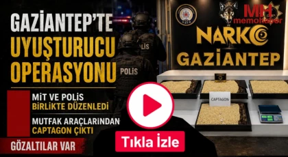 Gaziantep'te uyuşturucu operasyonu