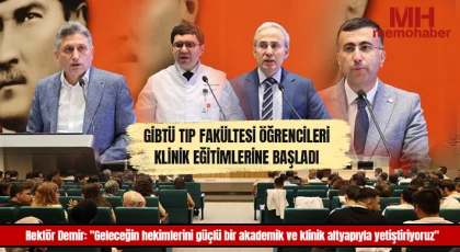 GİBTÜ Tıp Fakültesi öğrencileri klinik eğitimlerine başladı