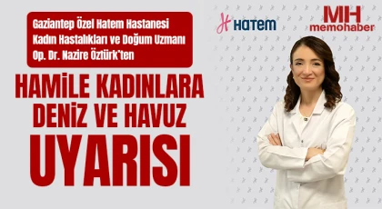 Hamile kadınlara deniz ve havuz uyarısı