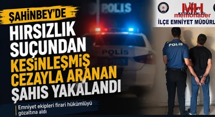 Hırsızlık suçundan kesinleşmiş cezayla aranan şahıs yakalandı