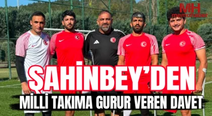 Şahinbey’den milli takıma gurur veren davet
