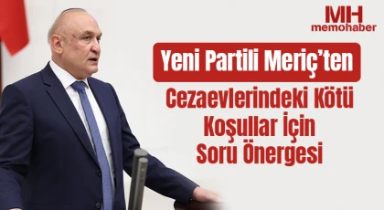 Yeni Partili Meriç’ten Cezaevlerindeki Kötü Koşullar İçin Soru Önergesi