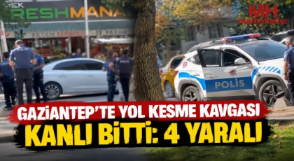 Gaziantep’te Trafikte Yol Kesme Kavgası: Ortalık Karıştı