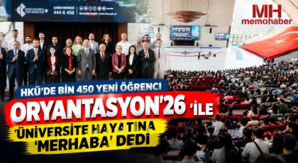 HKÜ'de bin 450 yeni öğrenci 'ORYANTASYON'26' ile üniversite hayatına ‘merhaba' dedi
