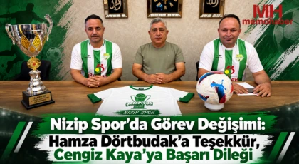 Nizip Spor’da Görev Değişimi: Hamza Dörtbudak’a Teşekkür, Cengiz Kaya ve Ahmet Zengin'e Başarı Dileği