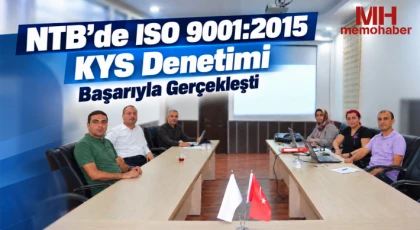 NTB’de ISO 9001:2015 KYS Denetimi Başarıyla Gerçekleşti
