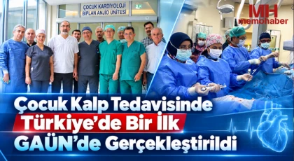Çocuk Kalp Tedavisinde Türkiye’de Bir İlk GAÜN’de Gerçekleştirildi