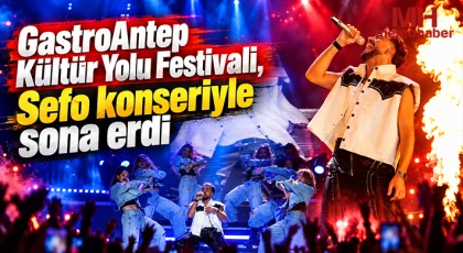  GastroAntep Kültür Yolu Festivali, Sefo konseriyle sona erdi