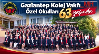 Gaziantep Kolej Vakfı Özel Okulları 63 yaşında