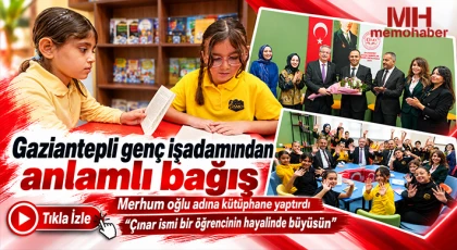 Gaziantepli genç işadamından anlamlı bağış 