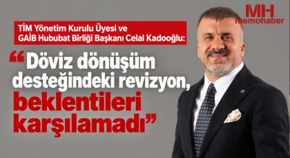 Kadooğlu: “Döviz dönüşüm desteğindeki revizyon, beklentileri karşılamadı”